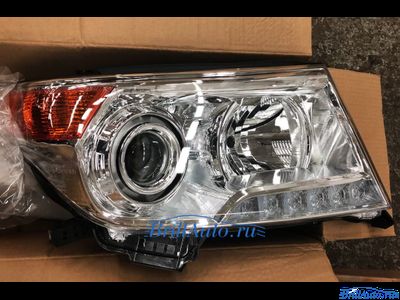 Фары Toyota Land Cruiser 200 в стиле 2012-2015 года