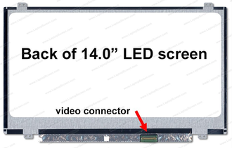 LED LCD матрица (экран) ЖК-панель для ноутбука 40 pin 14&quot; (1366x768) +77013380038, +77071130025