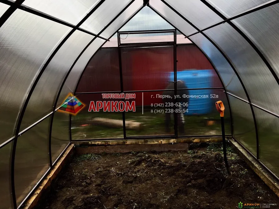 Теплицы и сотовый поликарбонат в Перми от Ариком