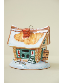 Деревенский домик (зима)