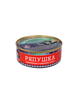 Ряпушка (обжар. в томат. соусе) 240 гр ГОСТ 16978-99 срок годности: 24 мес (ключ)