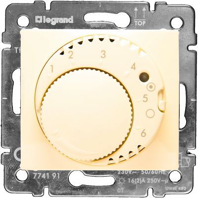 Legrand 774191, Valena Термостат для теплого пола, слоновая кость