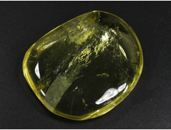 Кварц лимонный (облагороженный), полировка плоская, Бразилия (41*35*8 мм, 23 г) №35666