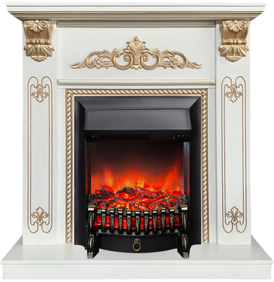 Электрокамин Византия Люкс WTG с очагом Fobos