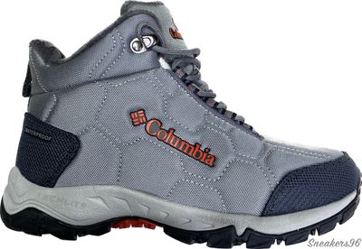 Ботинки Columbia Waterproof Серые Женские (36-40)