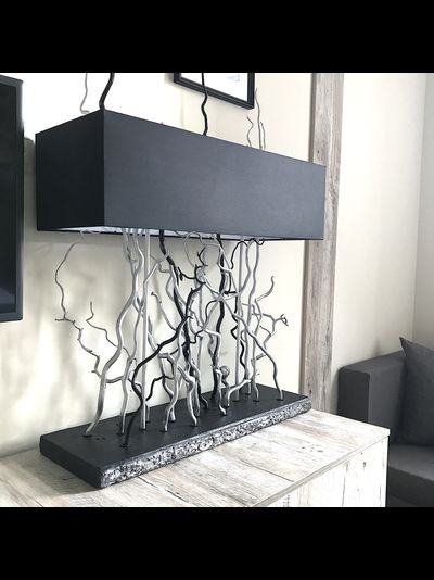 Декоративная дизайнерская лампа настольная forest