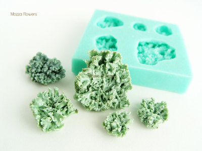 "Лишайник" силиконовый молд .