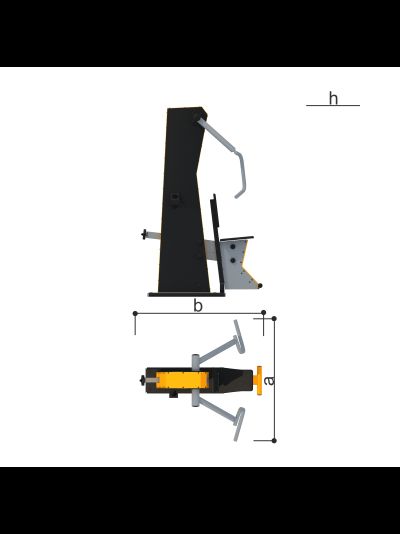 Уличный тренажер «Жим от груди» Romana 207.19.10