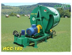 Измельчитель рулонов соломы стационарный ИСС-180