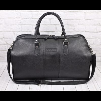 Кожаная дорожная сумка Campelli black (арт. 4014-01)