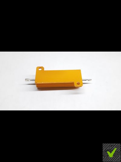 Резистор силовой проволочный с радиатором 50 Вт, 8 Ом, 5% (50W8ΩJ)