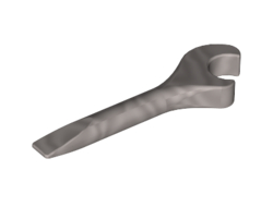 Minifigure, Utensil Tool Spanner Wrench / Screwdriver, Flat Silver (4006 / 6167576)