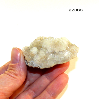 Квацево-халцедоновая щетка природная (необработанная) арт.22363: 28г - 49*30*19мм