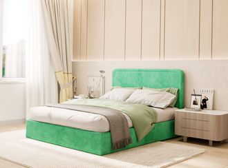 Кровать Darion 90 на 200 (Зеленый)