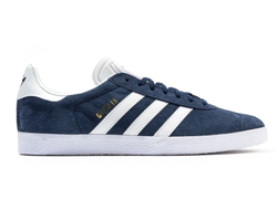 Adidas Gazelle White Blue (Экозамша) фото