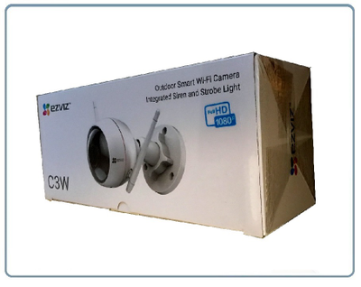 EZVIZ Husky Air (C3W)  CS-CV310-A0-1B2WFR уличная WiFi видеокамера с сиреной 100 дб., встроенный микрофон, с DVR. Full HD 2 Mp