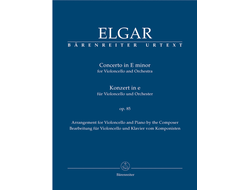 Elgar, Edward Concerto for Violoncello and Orchestra in E minor op. 85