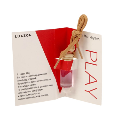 Автоароматизатор подвесной в бутылке в открытке "Luazon Play", парфюм