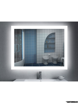 Зеркало с подсветкой Simple Erica 700*800.212 SuperLed (холод.свет) + подогревом + сенс.выкл.на взмах
