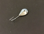 Мормышка паяная Глазок серебро. вес.0.25 gr.14mm. d-2.5mm. купить