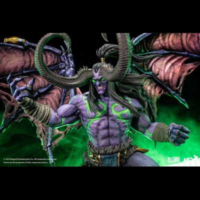Иллидан Ярость Бури (серия Warcraft, HearthStone) - КОЛЛЕКЦИОННАЯ СТАТУЯ 1/10 Illidan Stormrage (HEXHS06) - HEX Collectibles x Blizzard