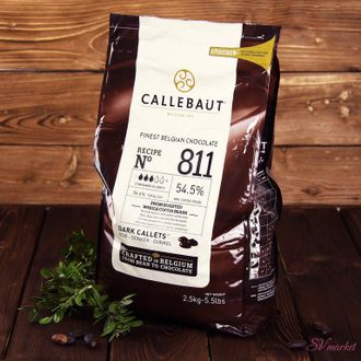 Бельгийский Шоколад Callebaut Темный 54,5%, 250гр
