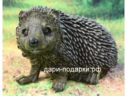 ЁЖИК изогнувшийся 20*29см  1кг  полистоун пр-во Россия 1398/012443 Ежик - символ защиты. Защищайте свой дом и участок с помощью этих милых зверьков.