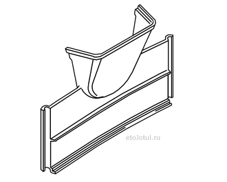 Внутренняя задняя стенка для печи Jotul F8 TD