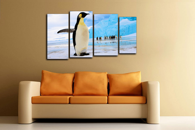 Модульная картина "Великолепный пингвин"