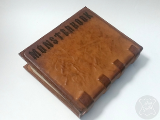 ежедневник ручной работы, подарок руководителю, гримуар купить, ежедневник на заказ, monsterbook