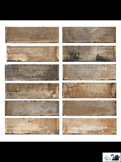 Плитка фасадная Belani Brick house 25 х 7,5 см палевый Береза керамика