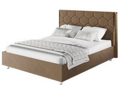 Кровать "Сицилия" коричневого цвета