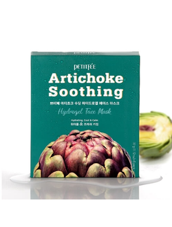 Противоотёчная гидрогелевая маска с артишоком Petitfee Artichoke Soothing Hydrogel Face Mask 1шт