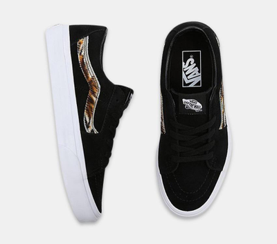Кеды Vans Sk8-Low (Soft Suede) Black/Tiger