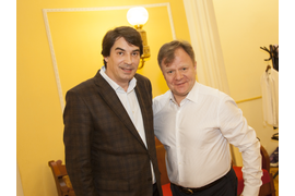 с Игорем Бутманом  /Советский и российский саксофонист. Народный артист России/