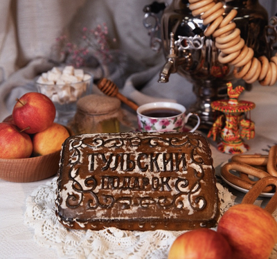 Тульский пряник "Подарок" в коробке с повидлом 500 гр.