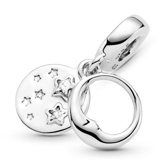 Шарм-подвеска Спящий месяц и звезды Артикул: 799242C01