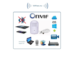 Видеоняня/Охранная IP WiFi-LAN видеокамера с аудиоканалом (корпус ИК датчика), встроенный DVR. Full HD (CamHi)