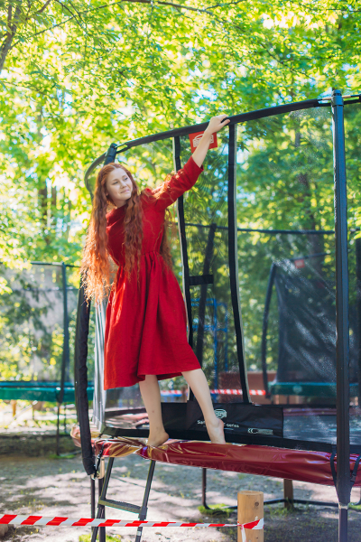 Батут BERG Elite Red 330 + сетка Deluxe