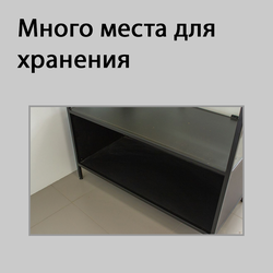 (КОФ-04) Витрина для кофейни с 2-мя наклонными полками