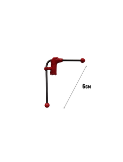 Сторожок пружинный, угол 90 градусов, 6см. уп-ка 25шт (цена за 1 шт. 22руб.80к)