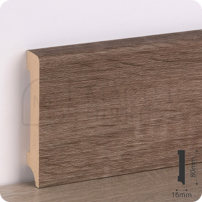 Плинтус деревянный ламинированный Дуб идиллия