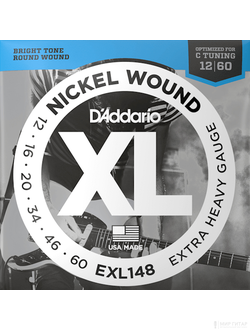 D`Addario EXL148 Nickel Wound (12-60)