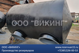 РГС-10 | Резервуар горизонтальный стальной объемом 10 м3