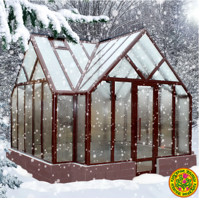 Базовая комплектация теплицы беседки ЛИДС размером 4000 х 4000 мм
