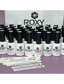 Набор № 11 БУ гель-лаков ROXY (50 шт) с наклейками на типсы