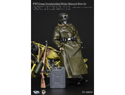Мотоциклист - коллекционная фигурка 1/6 WWII German Grossdeutschland Division Motorcycle Driver Set (TC-6810) - Toys city