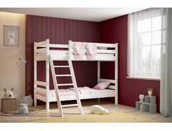 Двухъярусная кровать "Соня" с наклонной лестницей Вариант 10