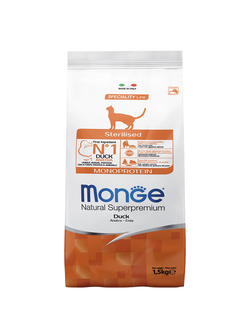 Корм для стерилизованных кошек Monge (Монж) с уткой 1,5 кг