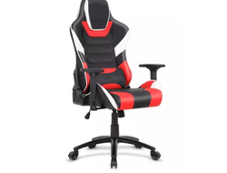 Кресло SitUp MILLER (Миллер) PL (экокожа White/Red/Black) купить в Алуште